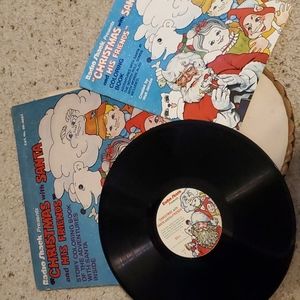 Radio Shack Presents Christmas with Santa & Friends Record & Coloring Book 1979